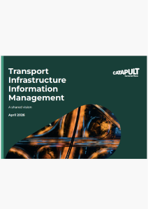 Night-time aerial view of roads and transport networks on the Shared Vision report cover